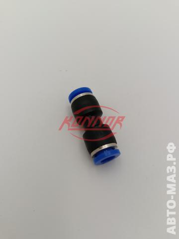 Соединитель трубок O6x6мм, John-Guest PM0406E