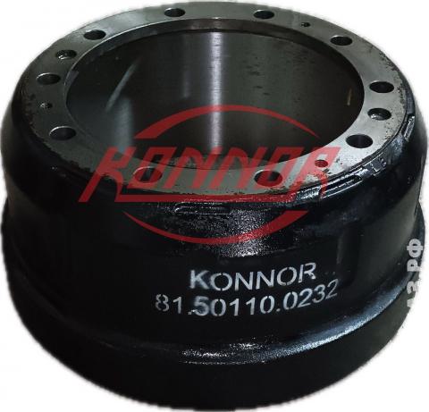 Барабан тормозной 81.50110-0232 передний 410х180